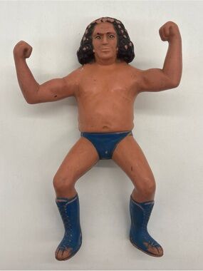 Vintage 1984 WWF LJN Andre the Giant 8" Long Hair Wrestling Superstars Figure